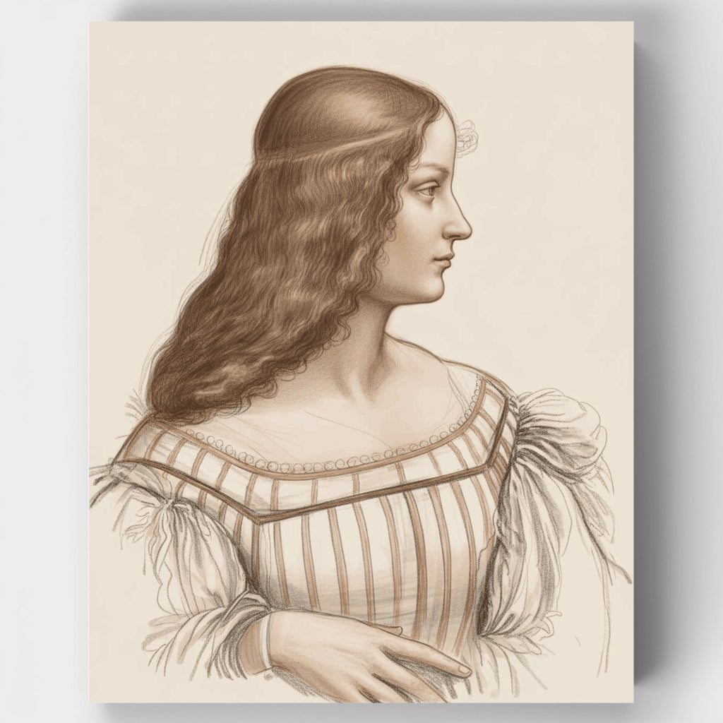 Isabella d'Este - Kit de pintura por números — Estándar