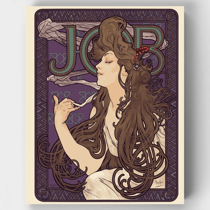 Job Cigarettes Poster - Paint by Numbers Kit