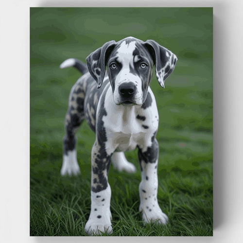Great Dane Puppy - Paint by Numbers Kit