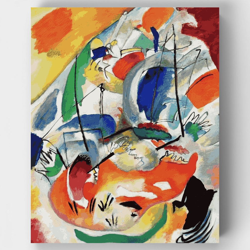 Improvisación 31 (Batalla naval) - Kit de pintura por números — Estándar