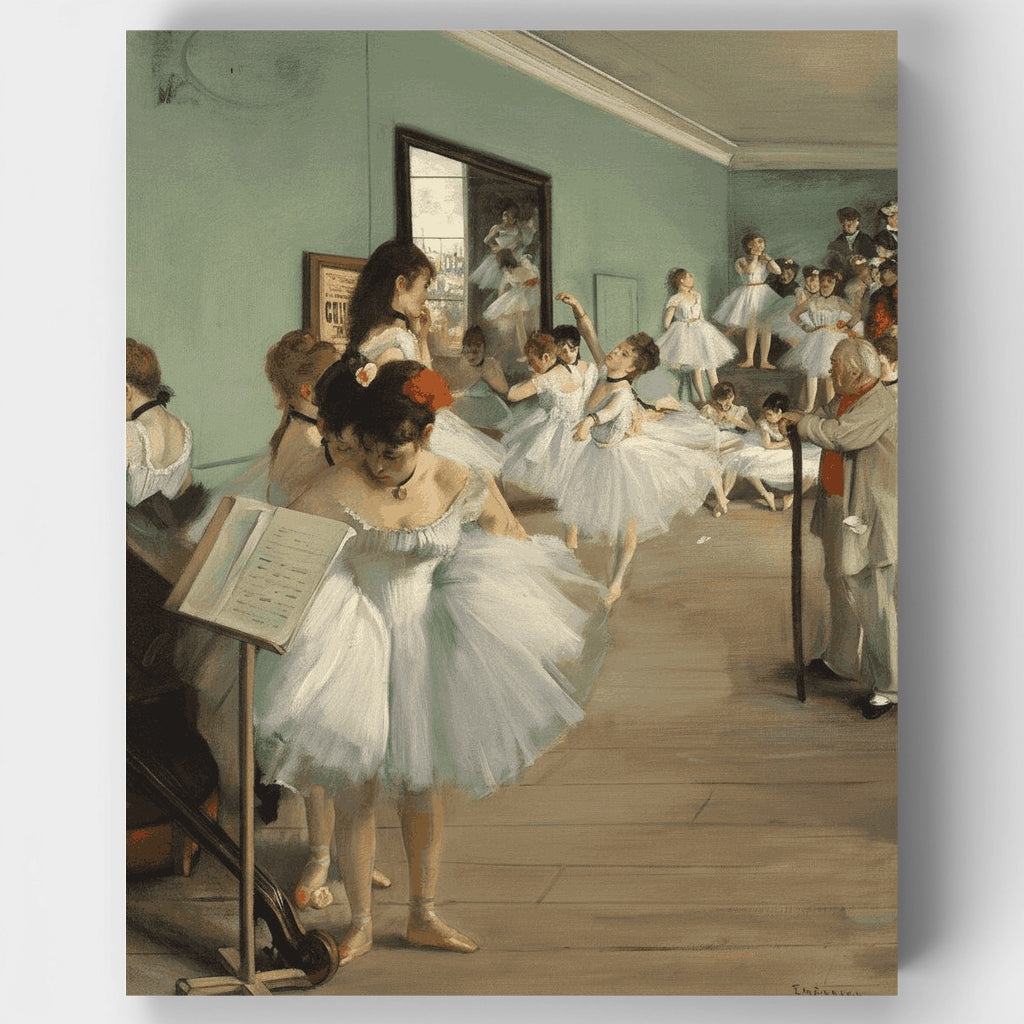 La clase de baile - Kit de pintura por números — Estándar