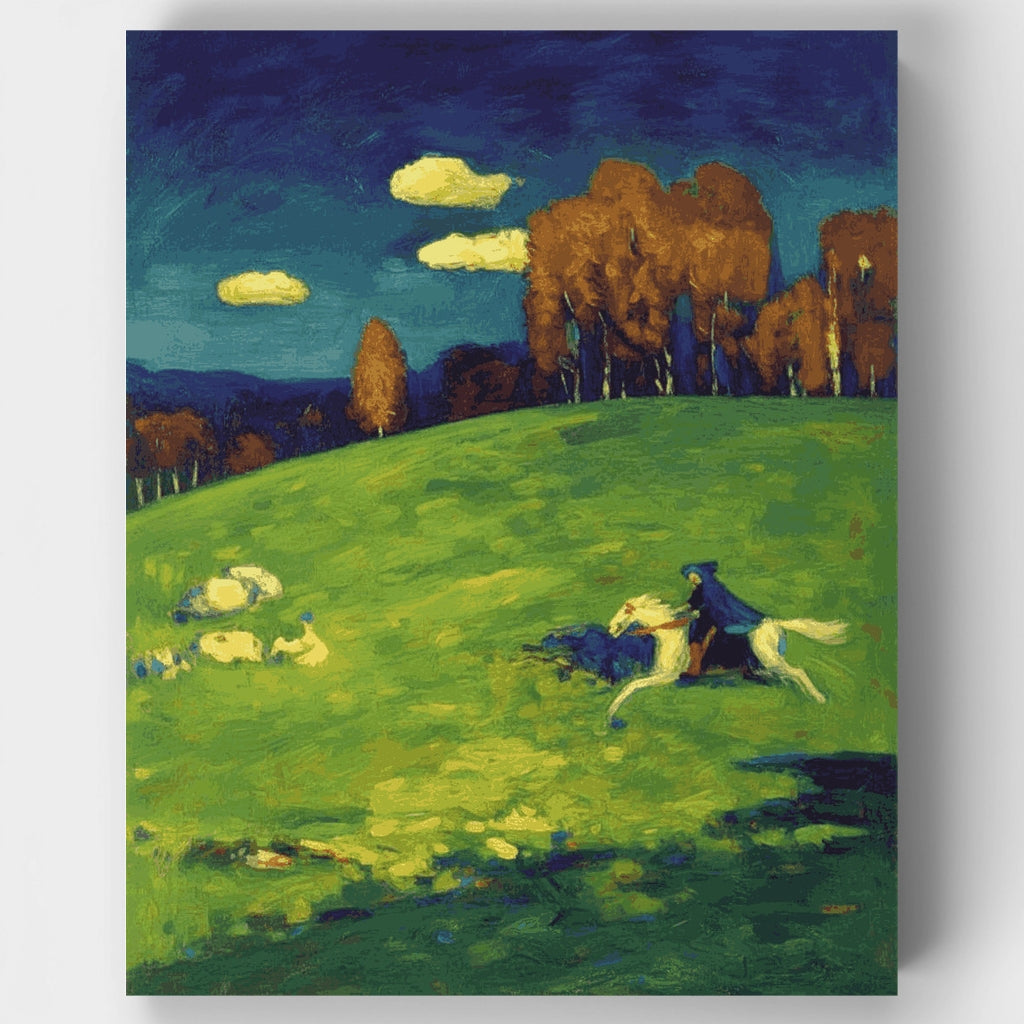 Blue Rider - Kit de pintura por números — Estándar