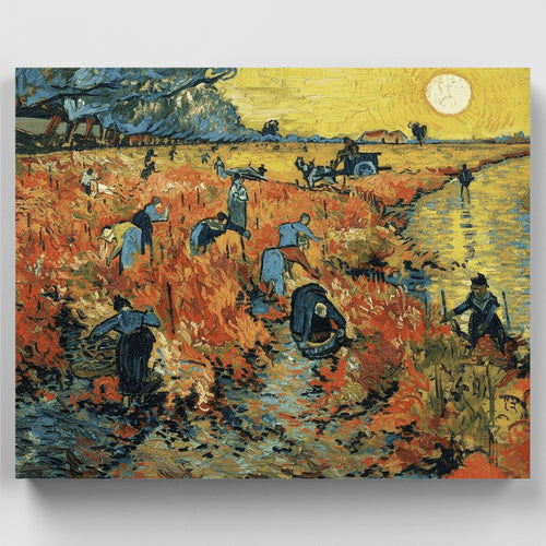 The Red Vineyard - Paint by Numbers Kit