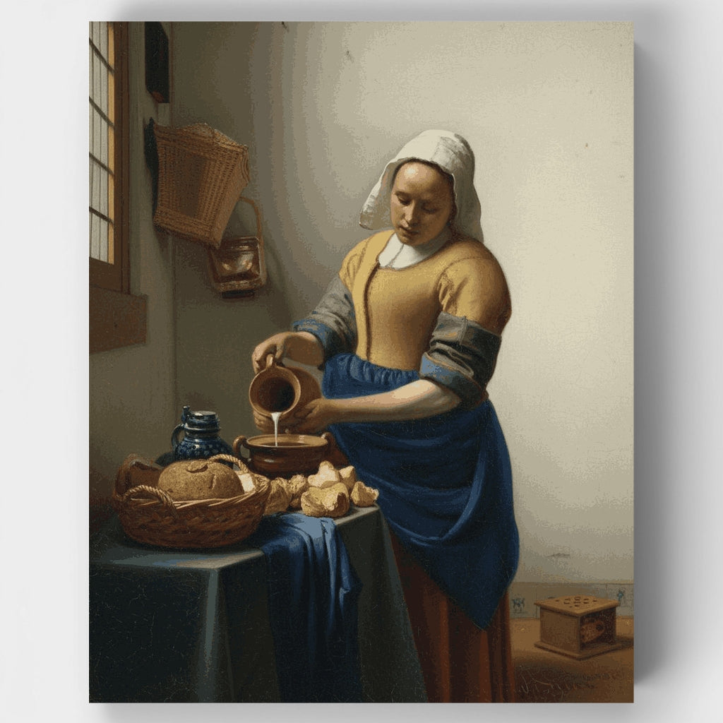 La lechera - Kit de pintura por números — Estándar