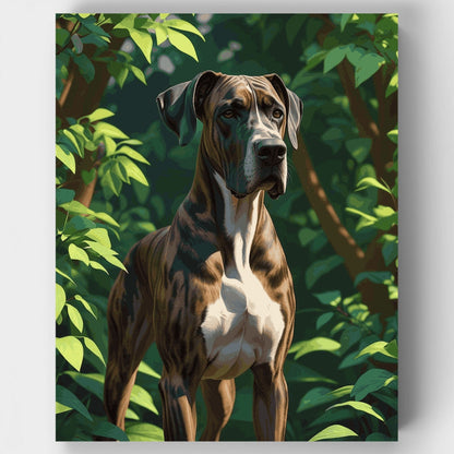 Majestic Great Dane in Nature - Paint by Numbers Kit