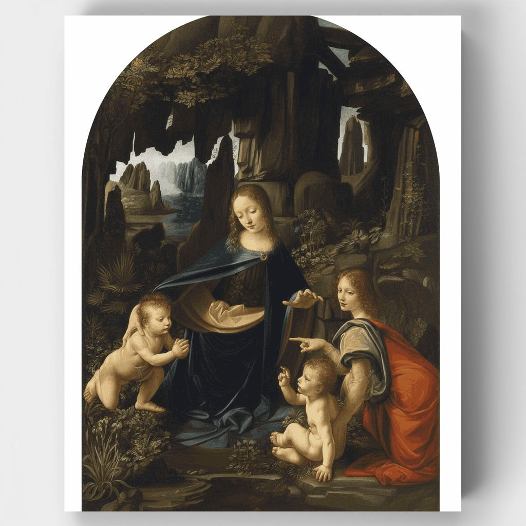 Virgin Of The Rocks - Paint by Numbers Kit