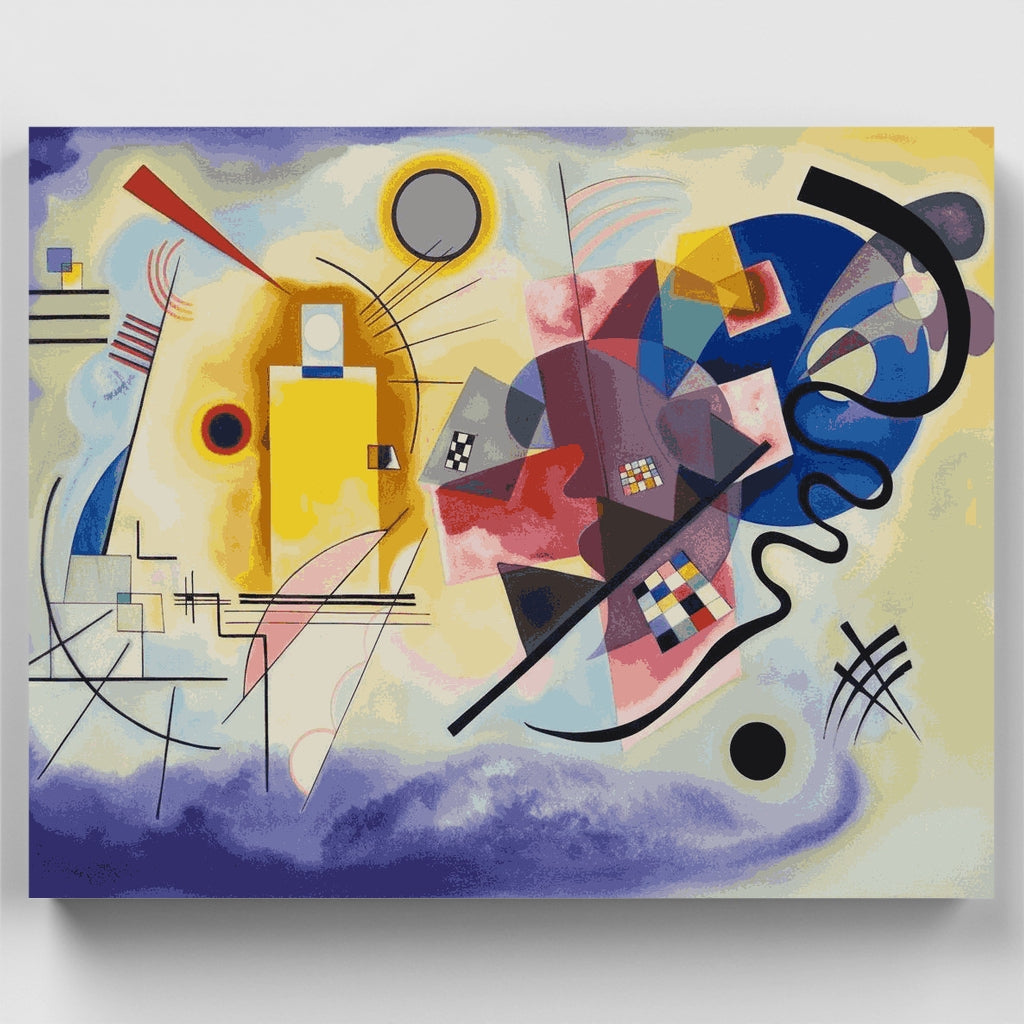 Amarillo-Rojo-Azul - Kit de pintura por números — Estándar