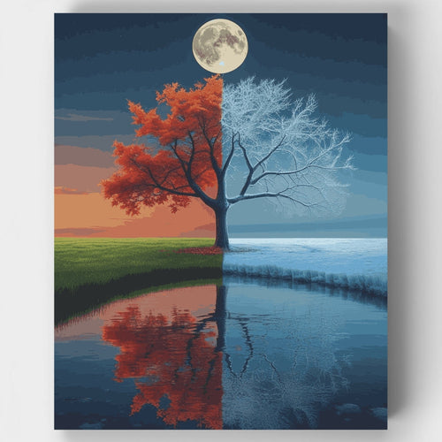 Seasons of Duality - Paint by Numbers Kit