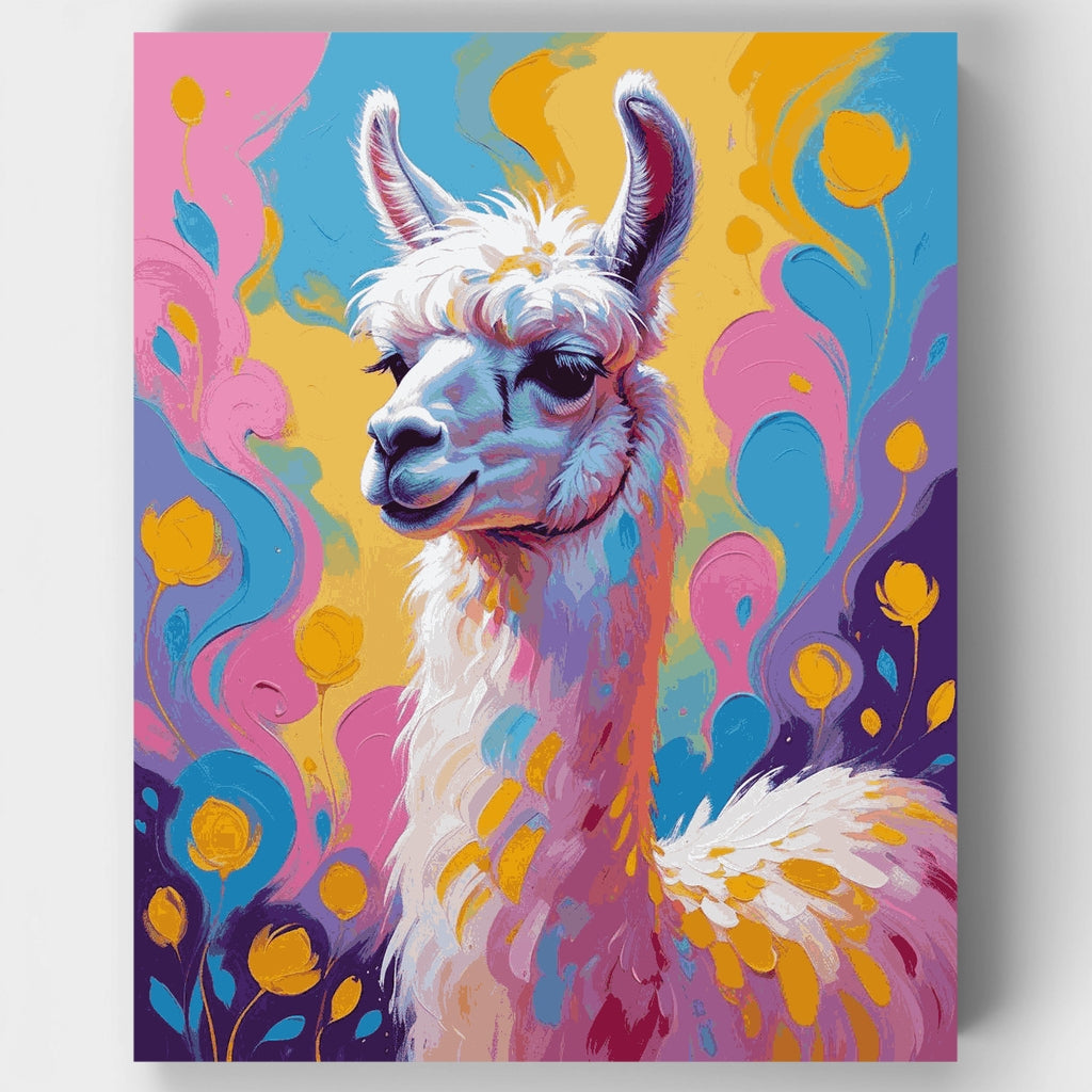 Vibrant Llama - Paint by Numbers Kit
