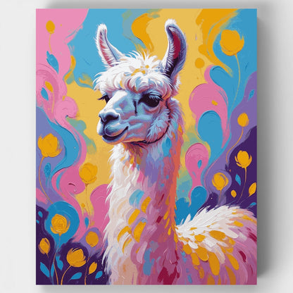 Vibrant Llama - Paint by Numbers Kit