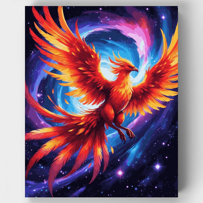 Cosmic Phoenix - Paint by Numbers Kit