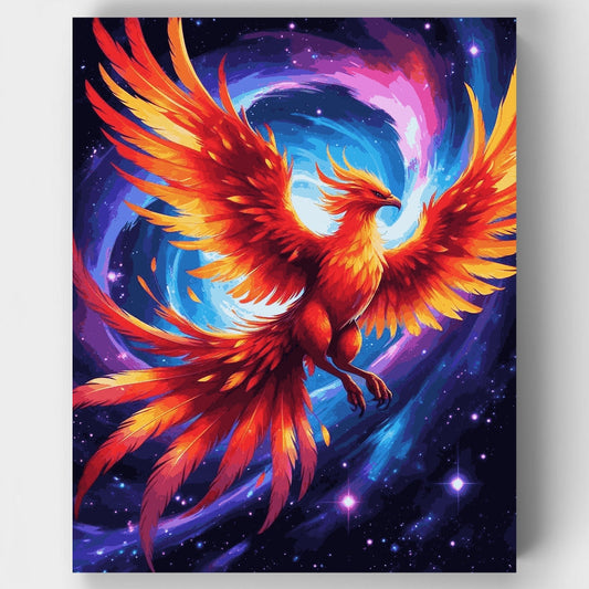 Cosmic Phoenix - Paint by Numbers Kit