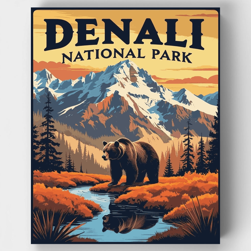 Denali National Park - Paint by Numbers Kit