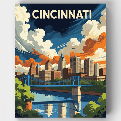 Cincinnati - Paint by Numbers Kit