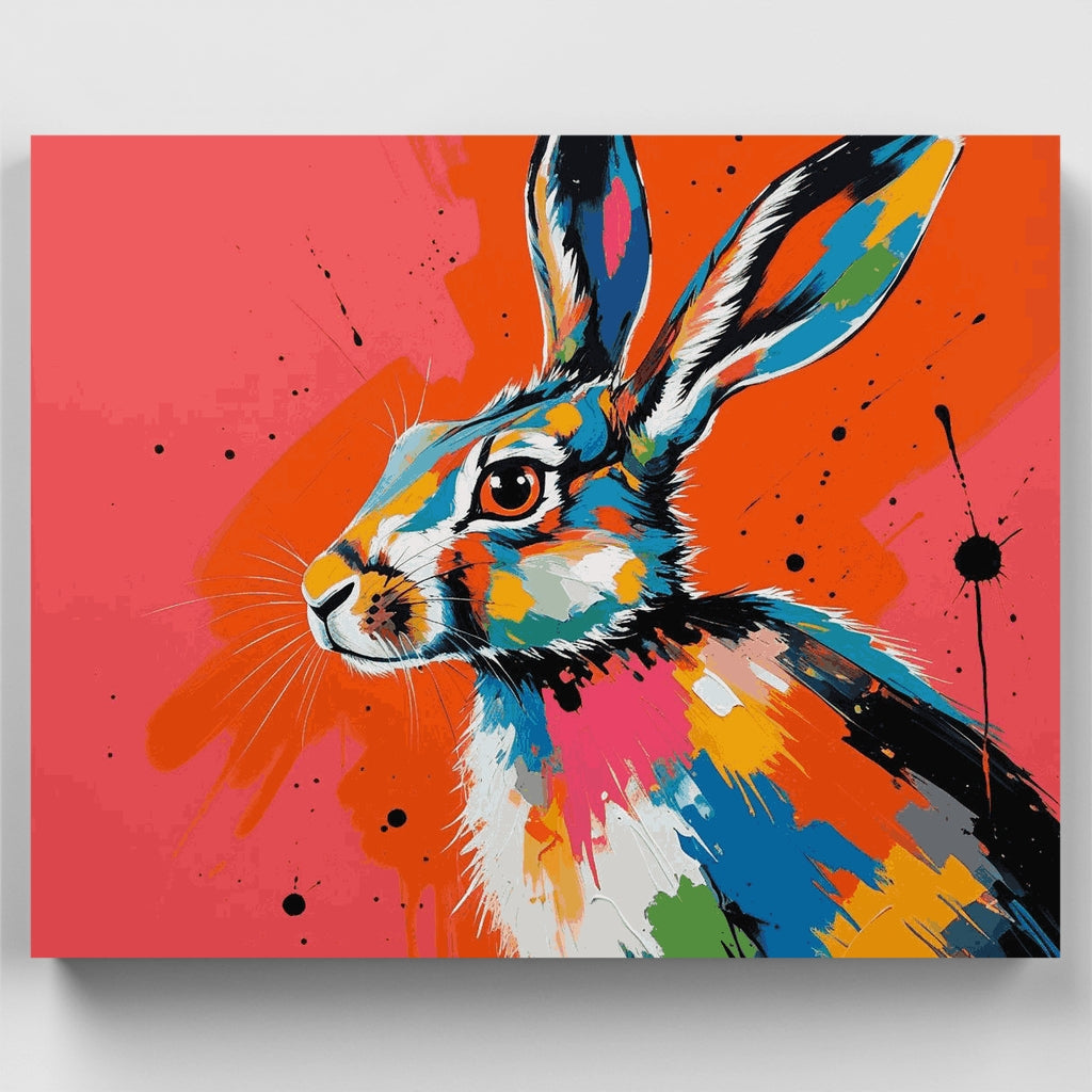 Vibrant Hare - Paint by Numbers Kit