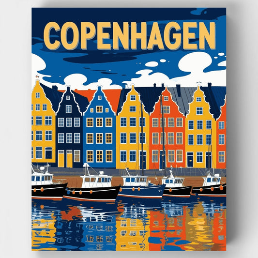 Copenhagen - Paint by Numbers Kit