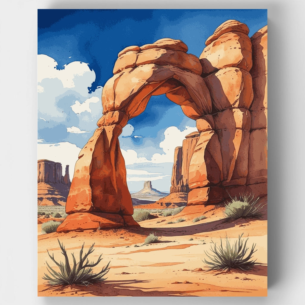 Parque Nacional Arches - Kit de pintura por números — Estándar