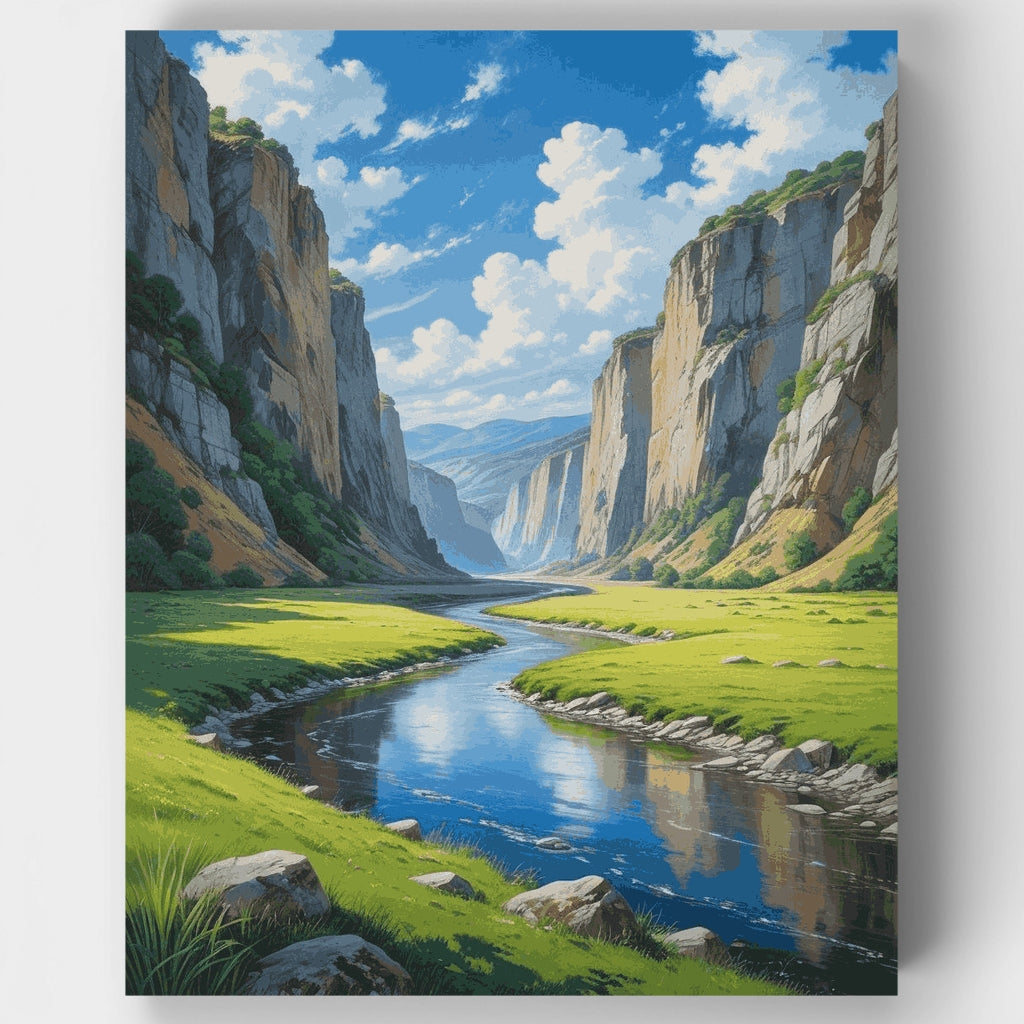 Parque nacional de Thingvellir - Kit de pintura por números — Estándar