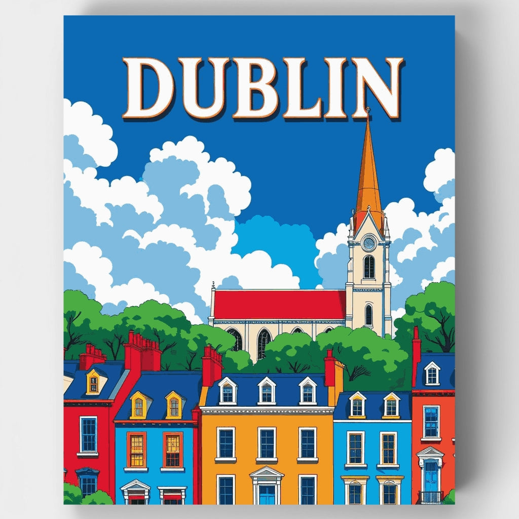 Dublin, Ireland - Paint by Numbers Kit