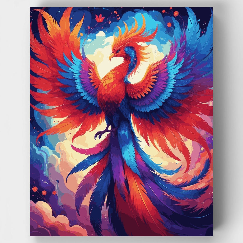 Fénix majestuoso - Kit de pintura por números — Estándar