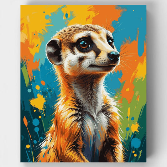 Meerkat - Paint by Numbers Kit