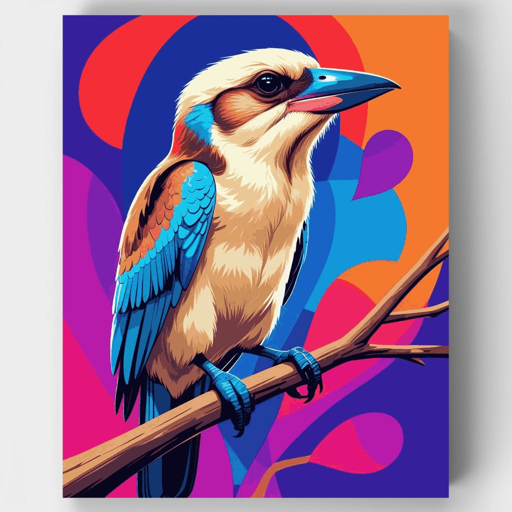 Vibrant Kookaburra - Paint by Numbers Kit