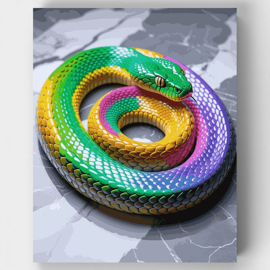 Rainbow Serpent - Paint by Numbers Kit