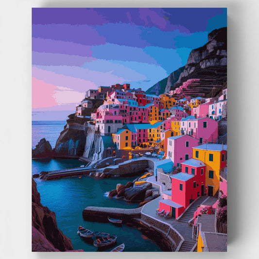 Cinque Terre Italy - Paint by Numbers Kit