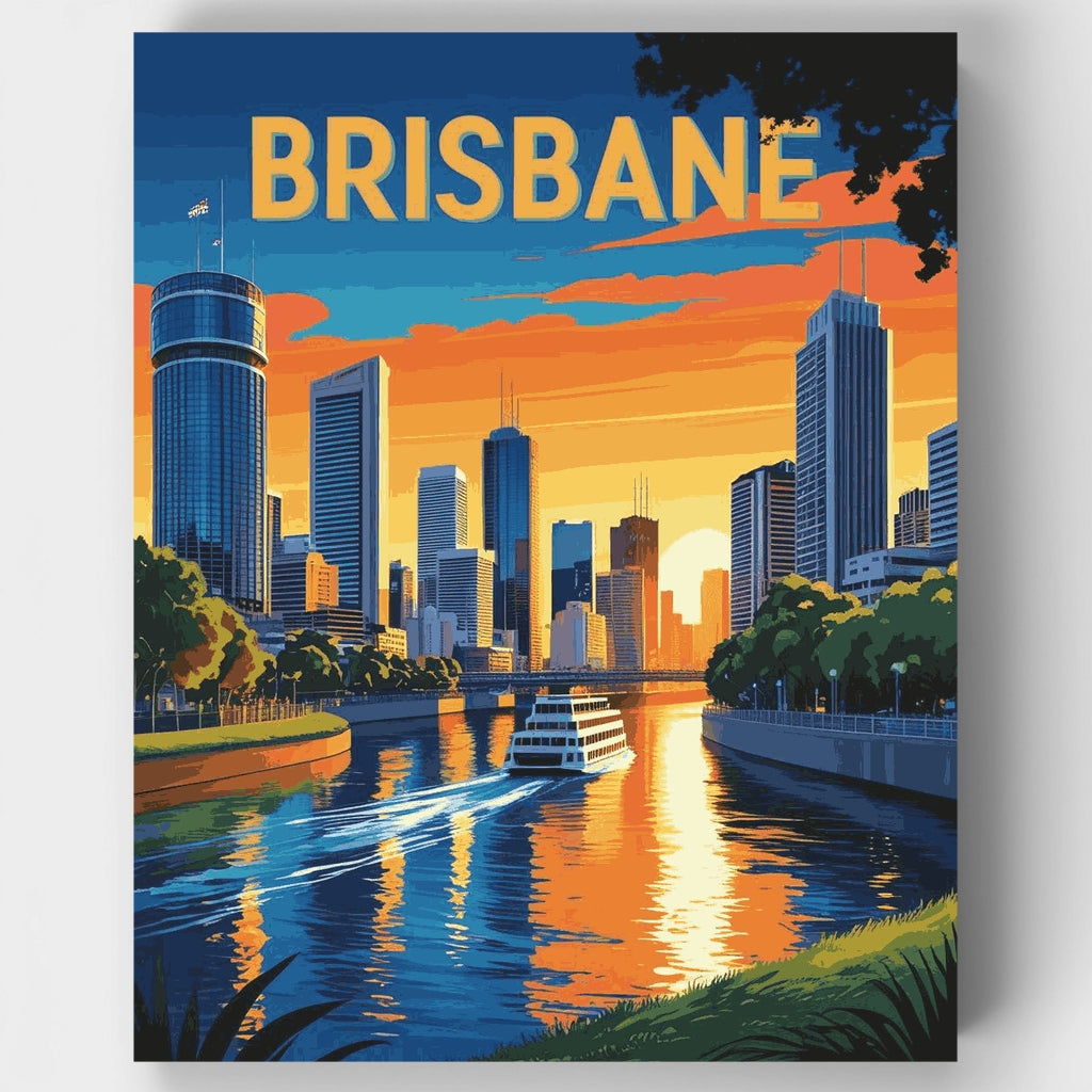 Brisbane - Kit de pintura por números — Estándar