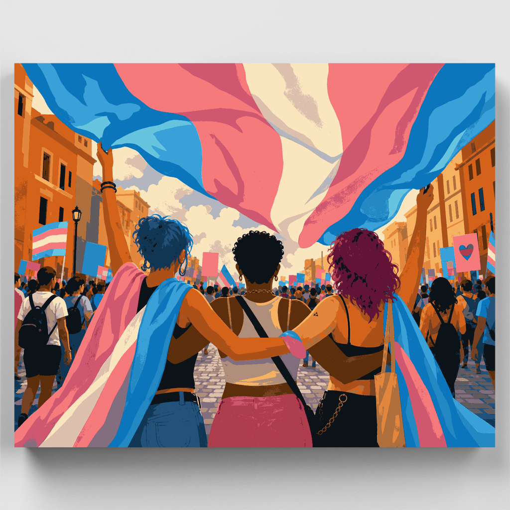 Marcha del Orgullo Juntos - Kit de pintura por números — Estándar