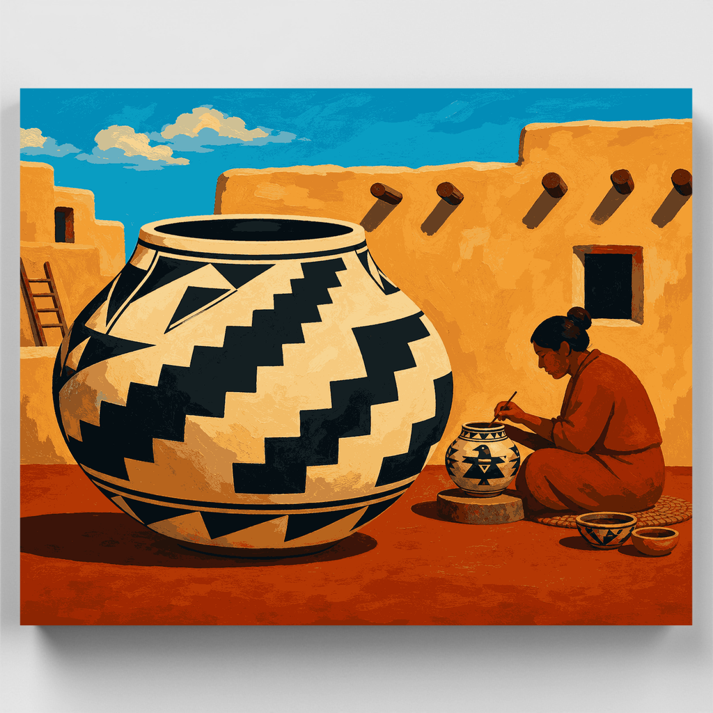 Pueblo Potter - Paint by Numbers Kit