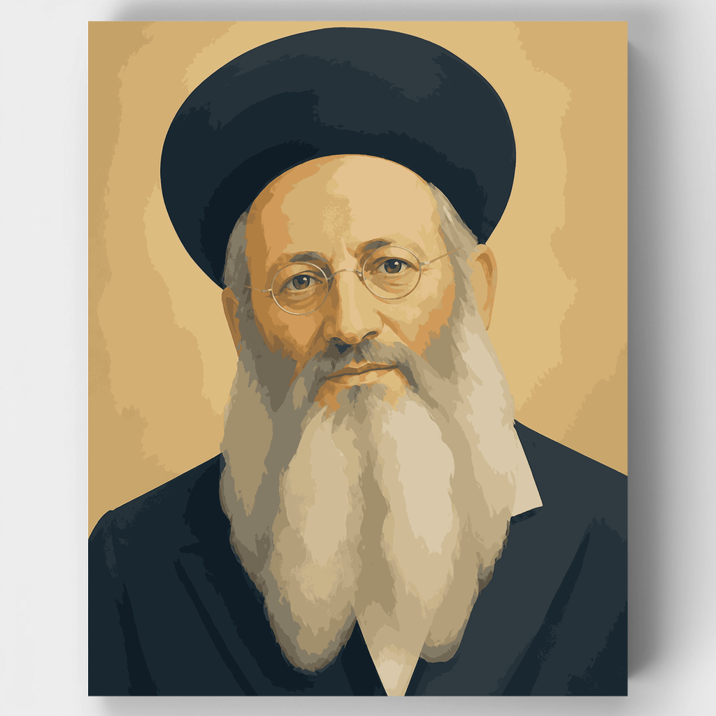 Rabbi Kook Portrait - Paint by Numbers Kit