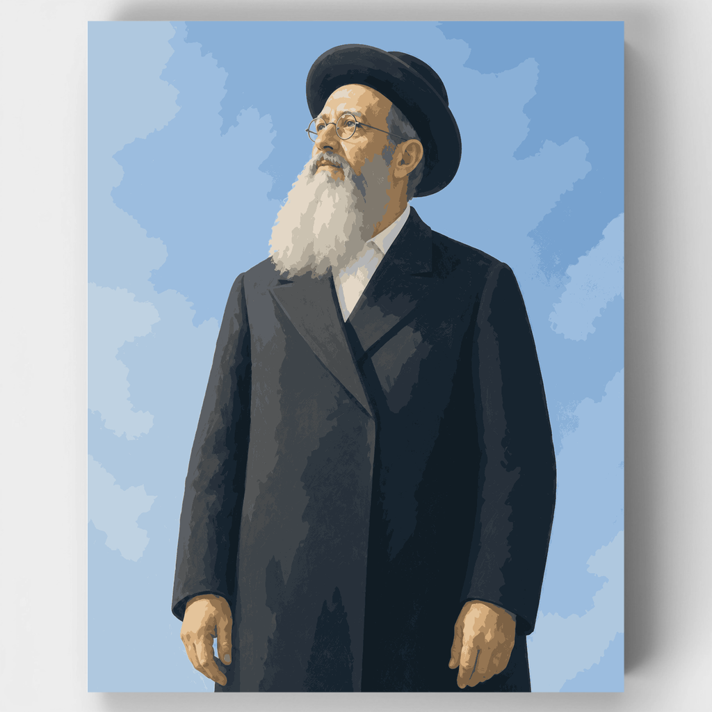 Rabbi Kook's Gaze - Paint by Numbers Kit