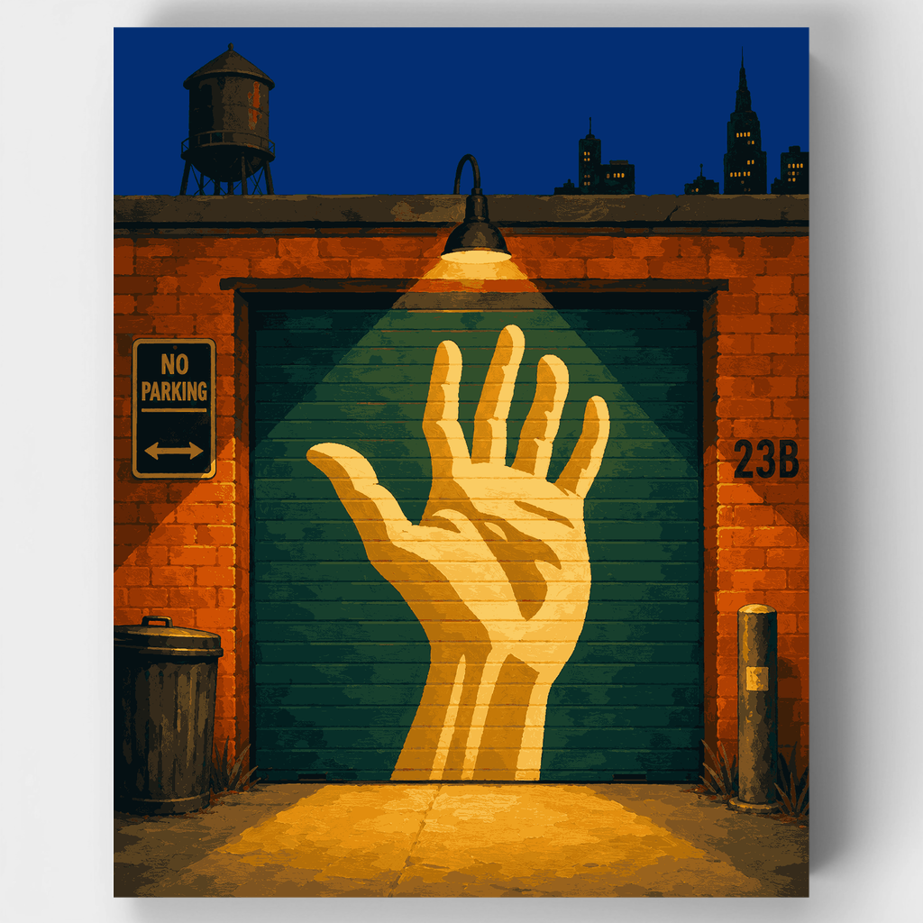 Mural de mano alzada: Kit de pintura por números — Estándar