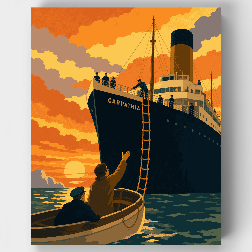 Rescue at Dawn - Paint by Numbers Kit