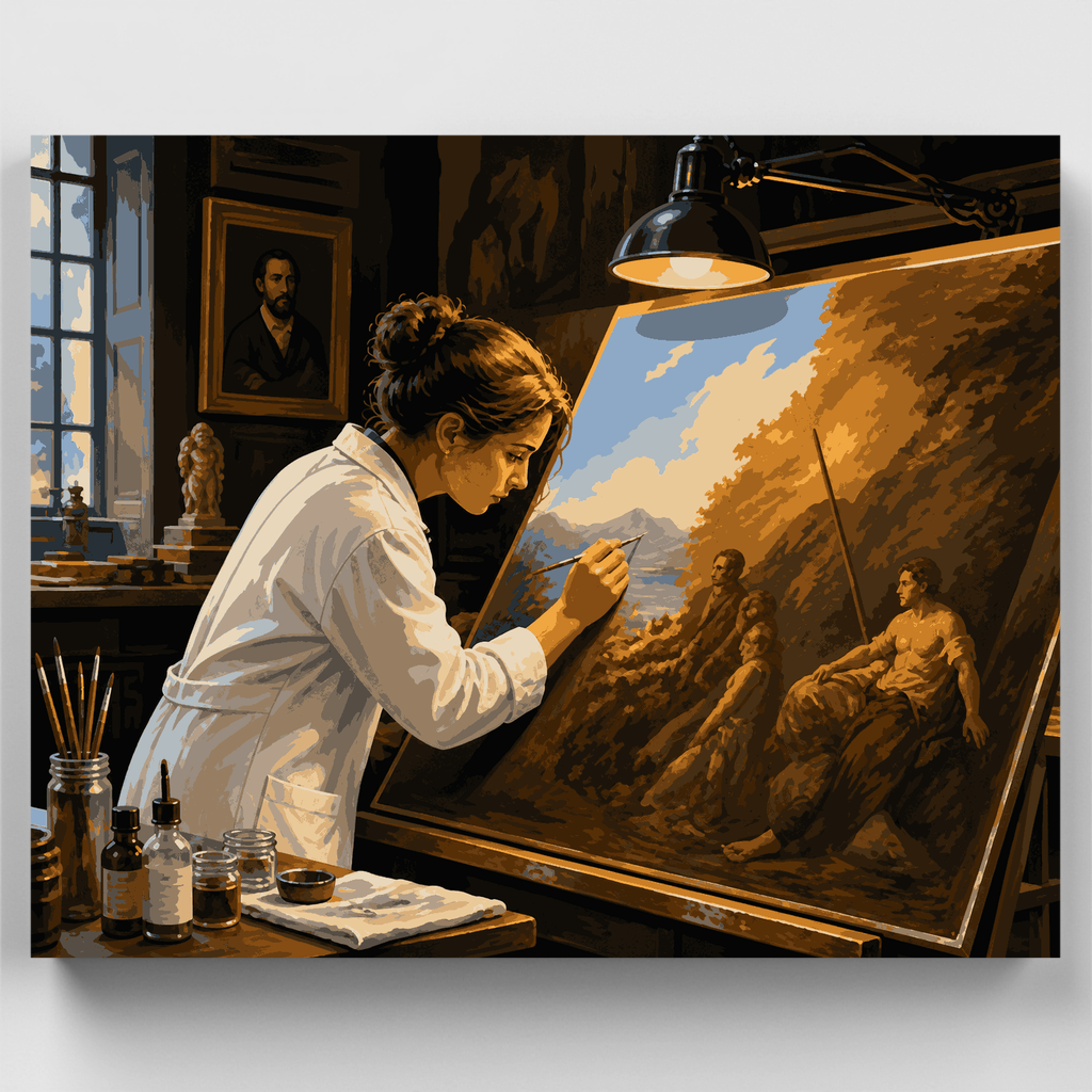 Luz del restaurador - Kit de pintura por números — Estándar