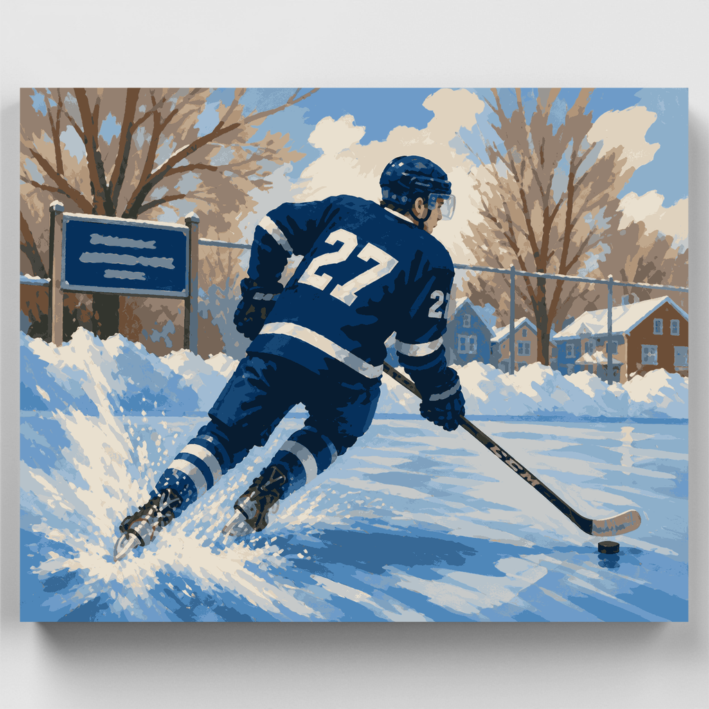 Rink Rush n.º 27 - Kit de pintura por números — Estándar