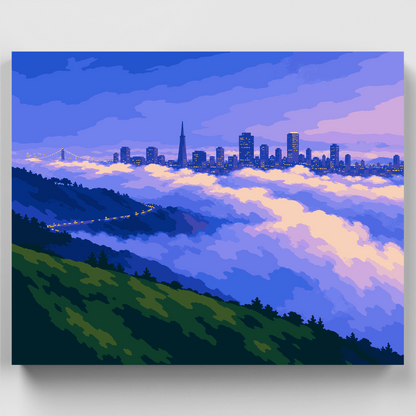 San Francisco Fog - Paint by Numbers Kit