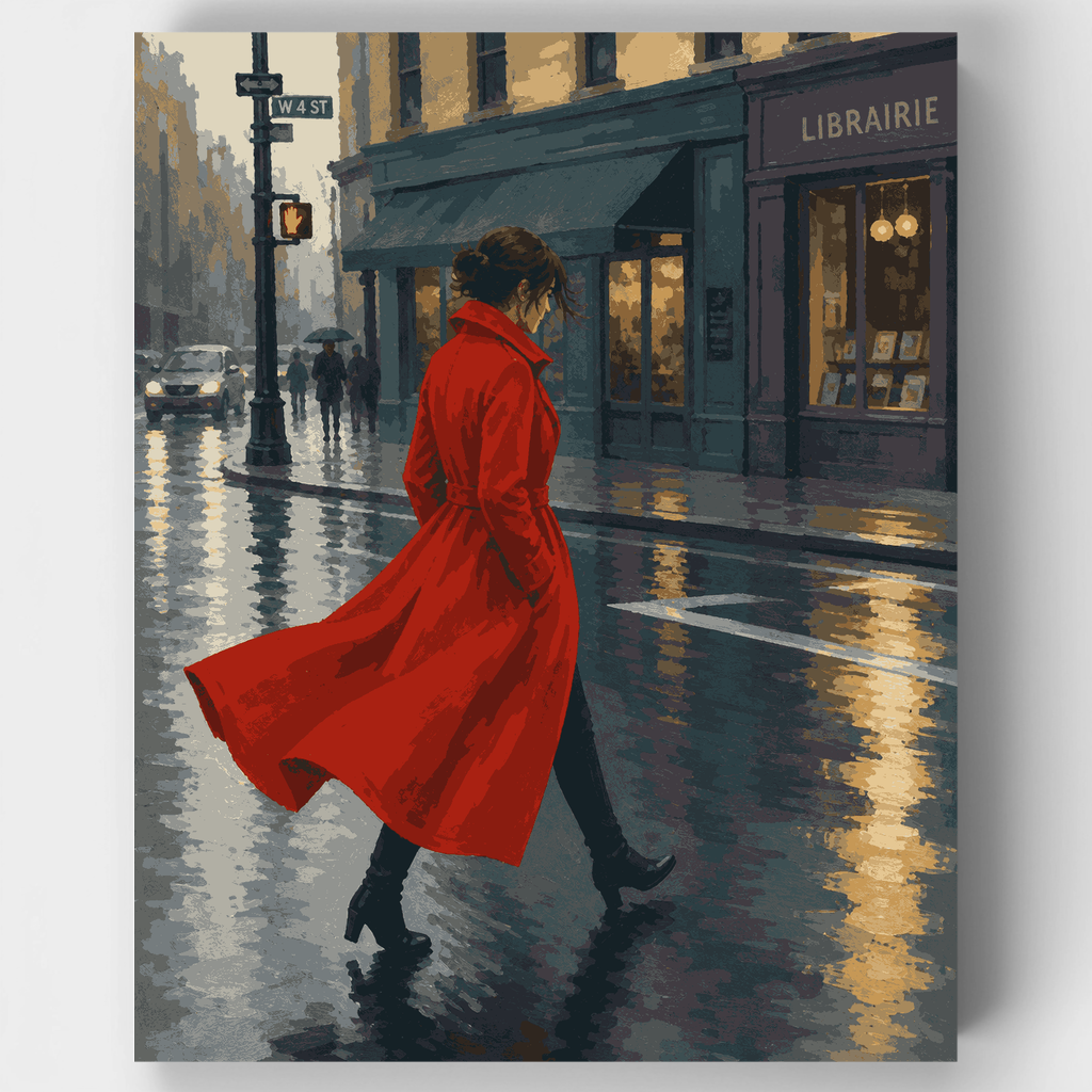Cruce de Scarlet Coat - Kit de pintura por números — Estándar
