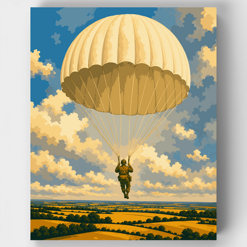 Soldier Descending - Paint by Numbers Kit