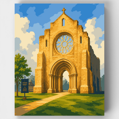 St. Boniface Ruins - Paint by Numbers Kit