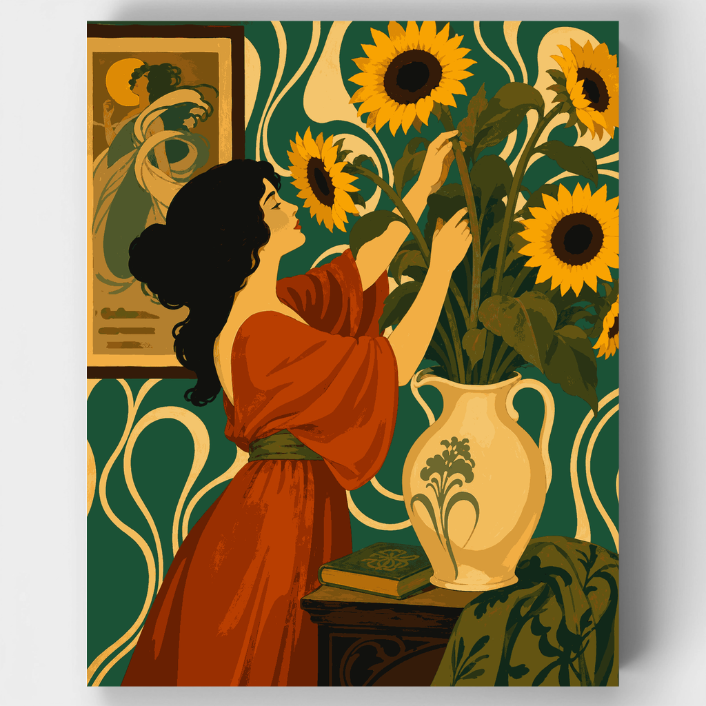 Sunflowers in Bloom - Paint by Numbers Kit