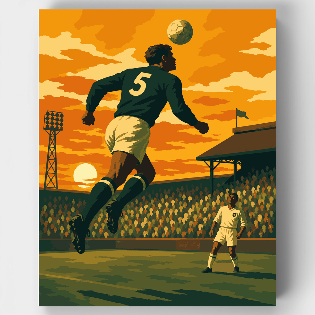 Kit de pintura por números - Atardecer — Estándar