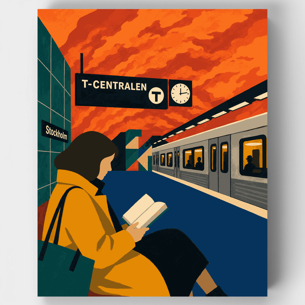 T-Centralen Reader - Paint by Numbers Kit