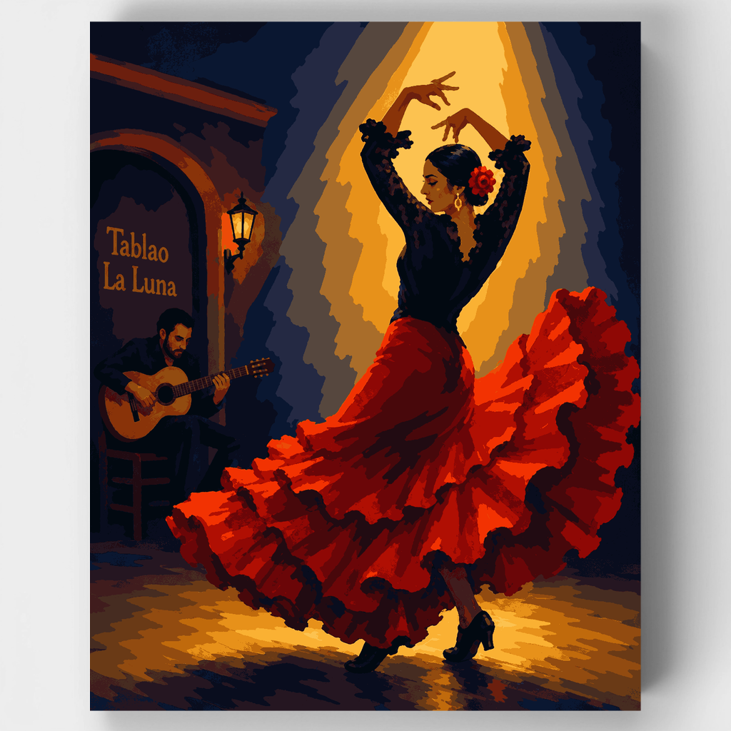 Tablao La Luna - Kit de pintura por números — Estándar