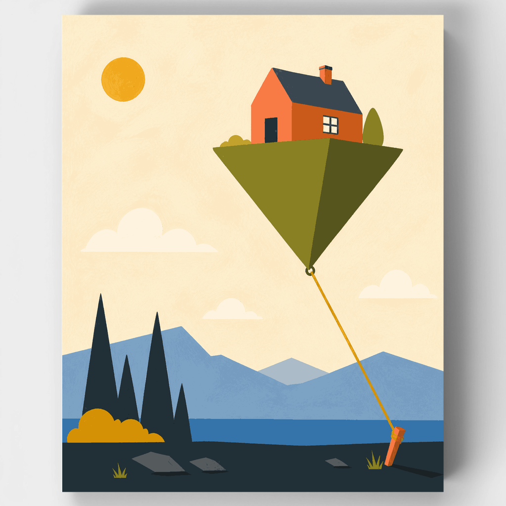 Tethered Sky House - Paint by Numbers Kit