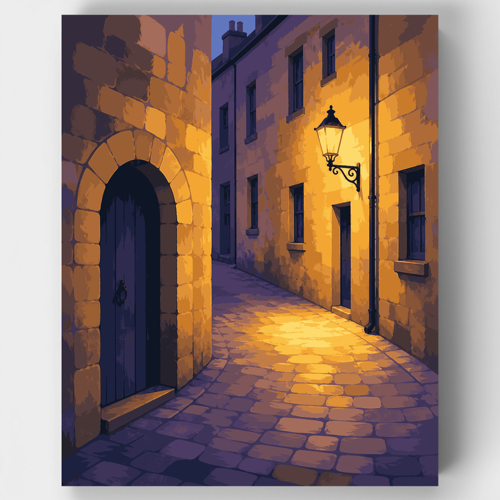 Kit de pintura por números - La luz de las rocas — Estándar