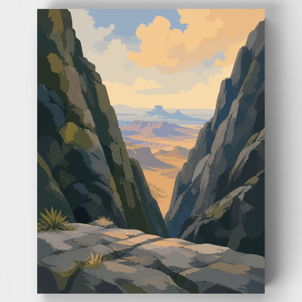 The Window at Big Bend - Kit de pintura por números — Estándar