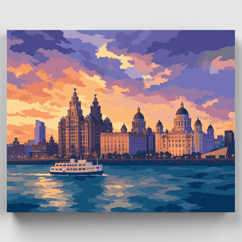 Three Graces at Dusk - Paint by Numbers Kit