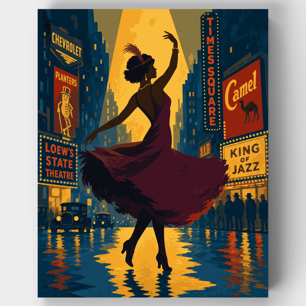 Times Square Twirl - Paint by Numbers Kit